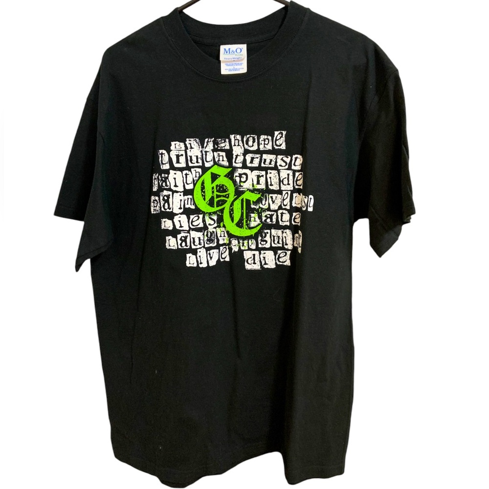 Vintage Good Charlotte 2003 The Young & Hopeless T-Shirt Size Large M&O Knits